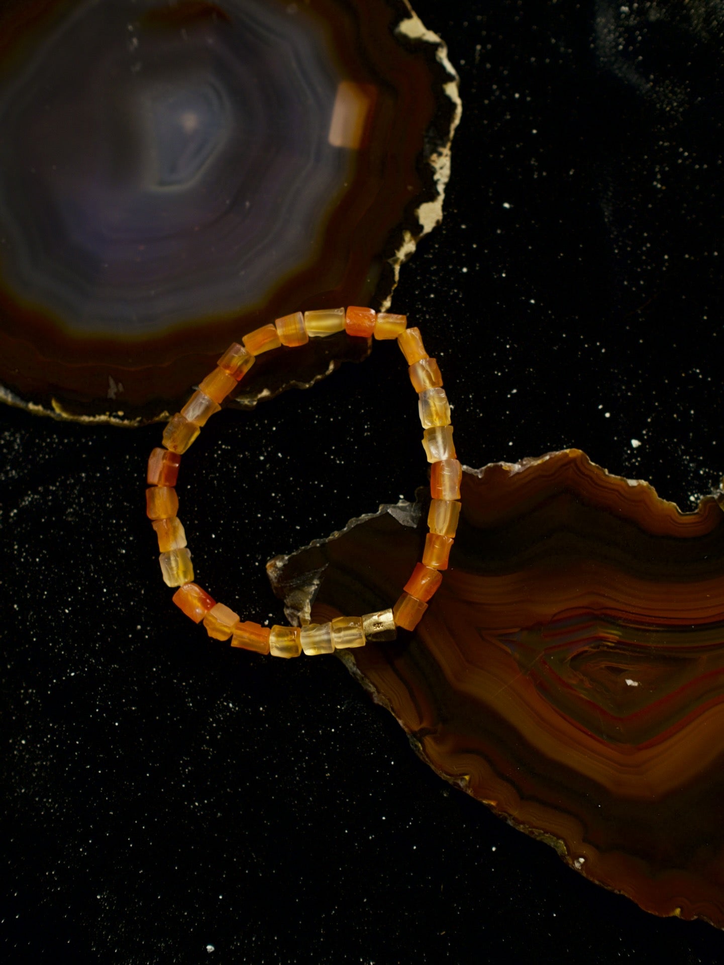 Bracciale Nuggets in Corniola