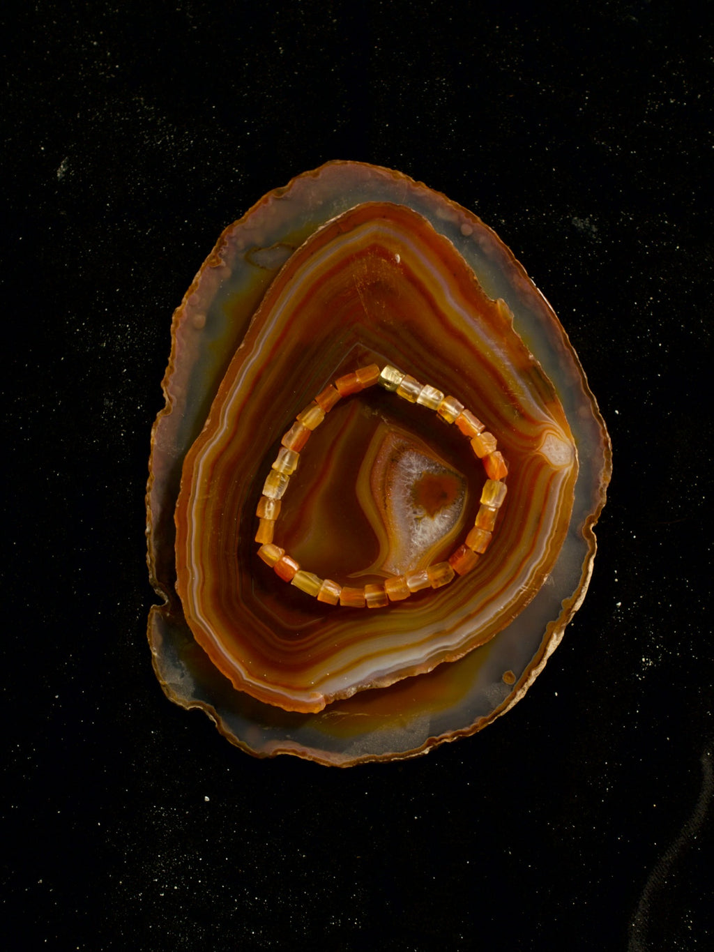 Bracciale Nuggets in Corniola