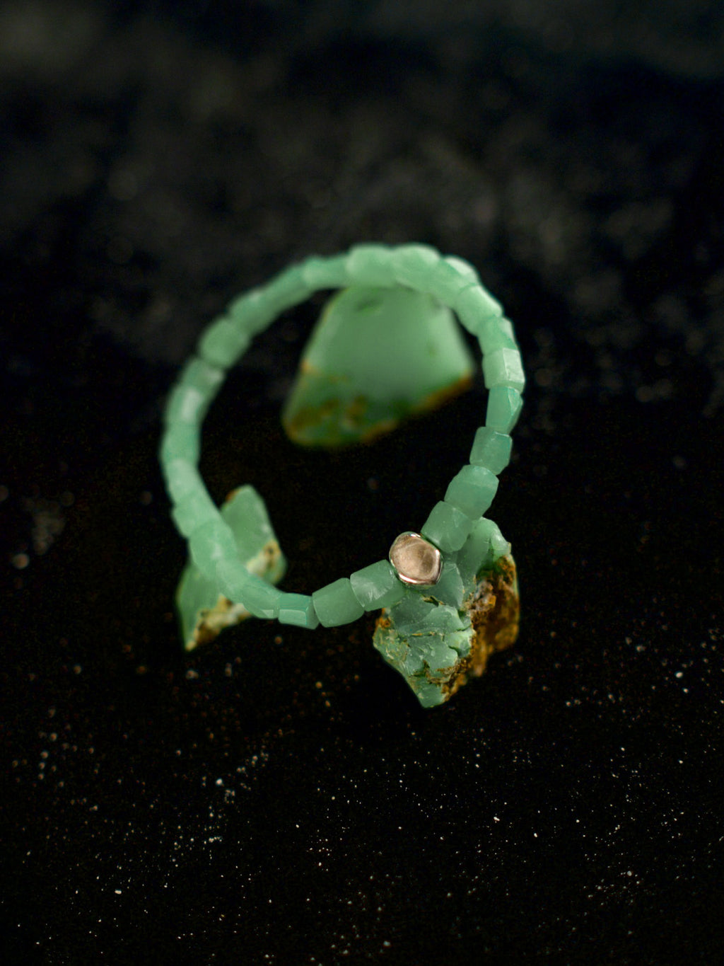 Bracciale Nuggets in Crisoprasio