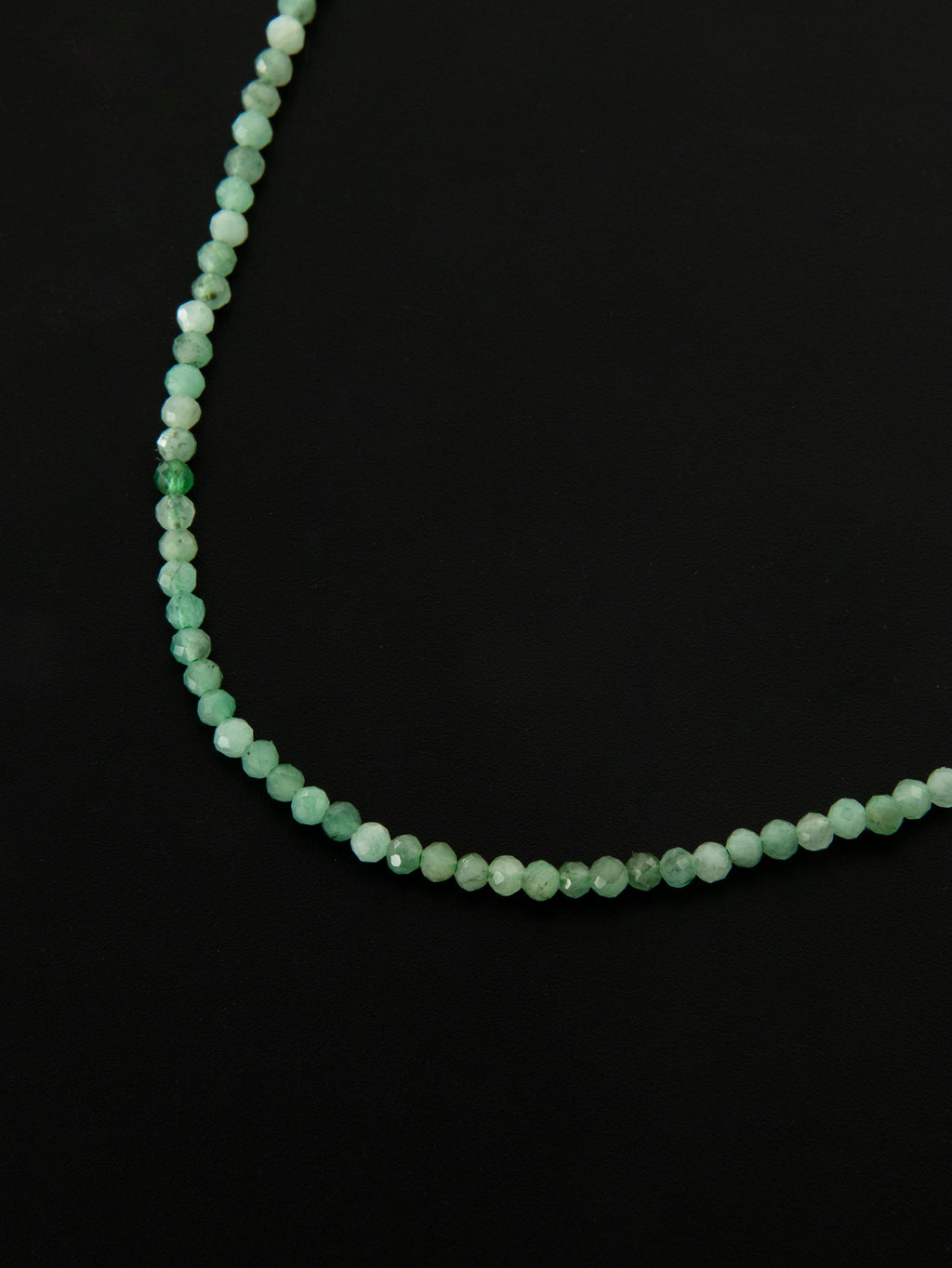 Girocollo Beads con Smeraldi