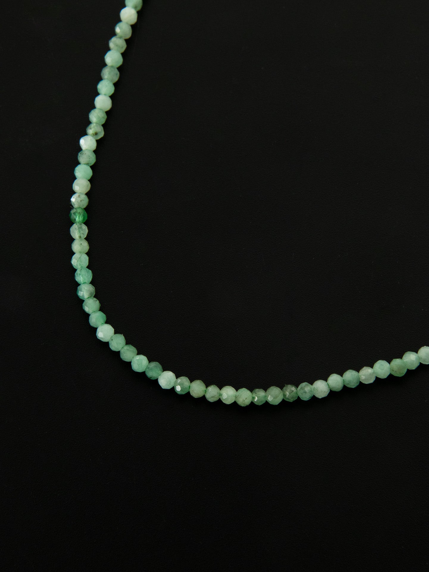 Girocollo Beads con Smeraldi