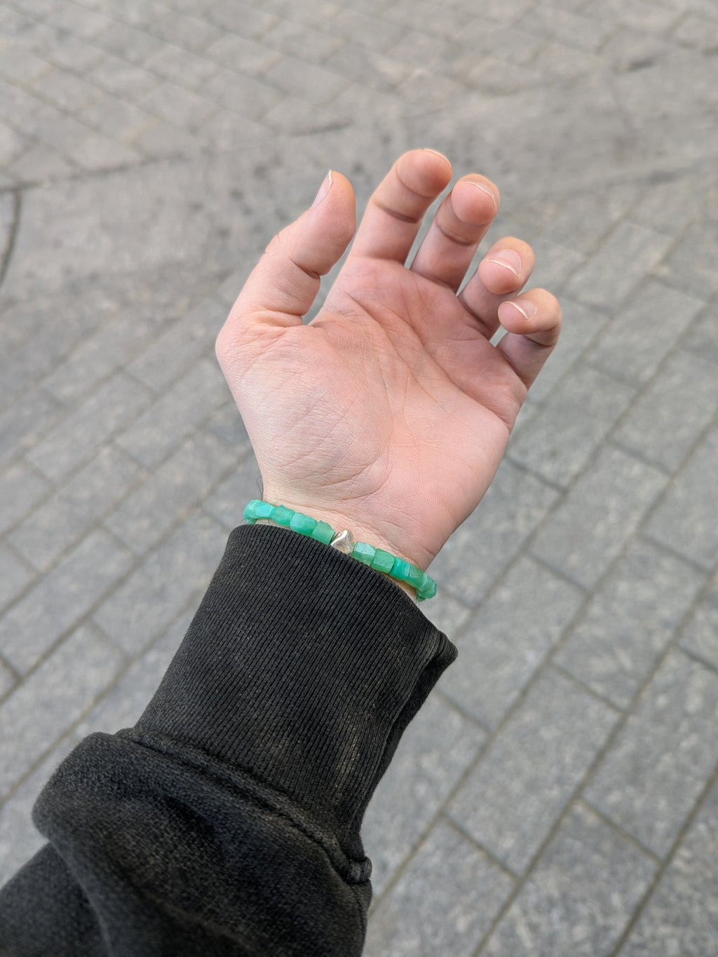 Bracciale Nuggets in Crisoprasio