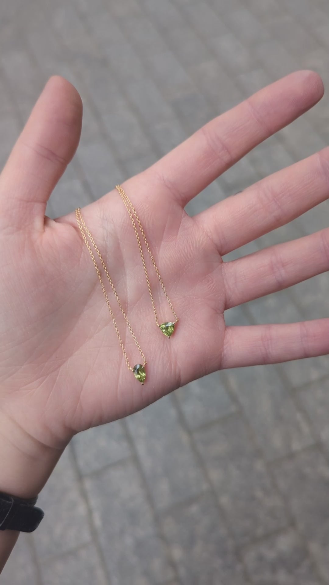 Collana Griffe con Demantoide